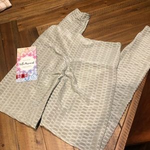 FREE with any purchase! Light olive green workout pants